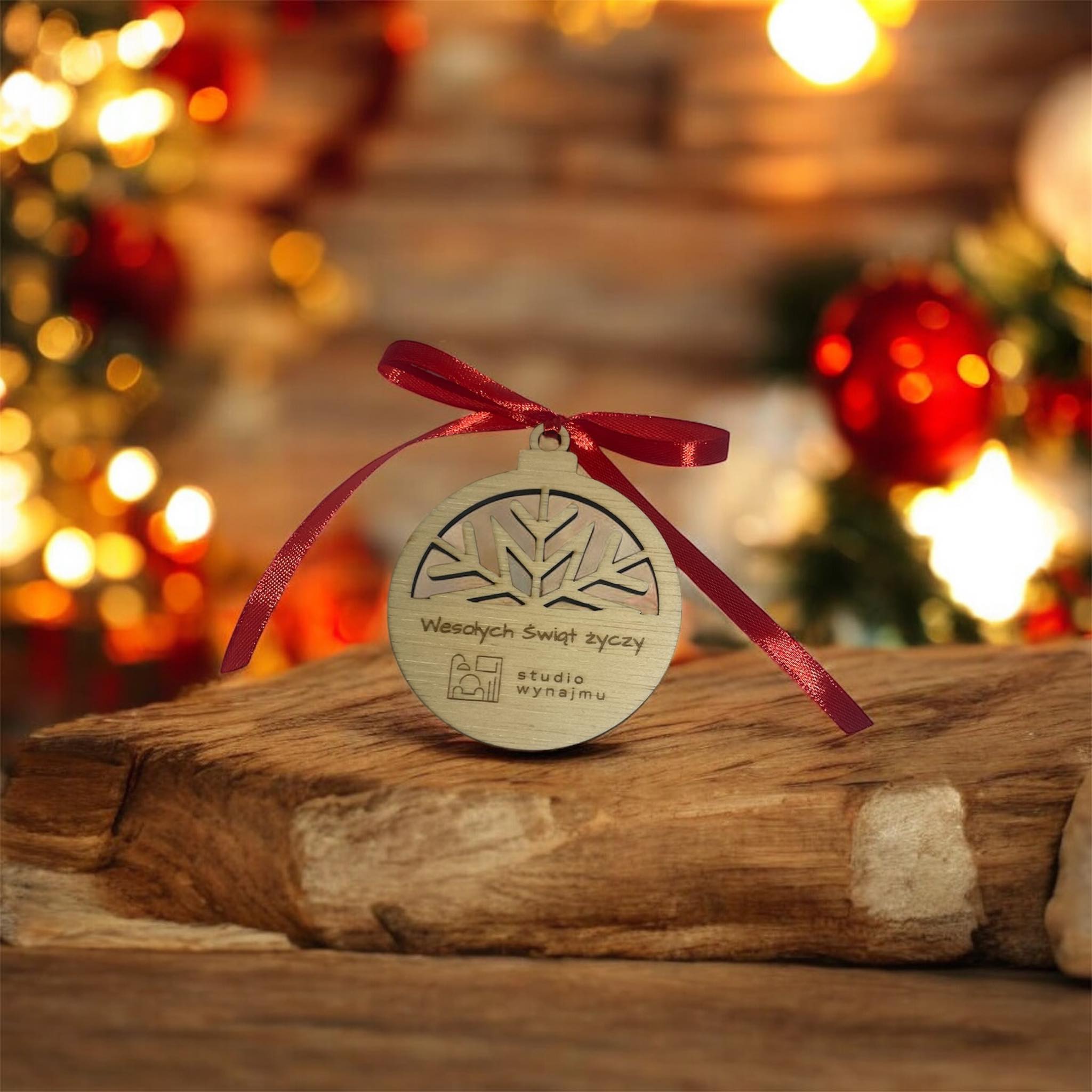 Bombka okolicznościowa firmowa